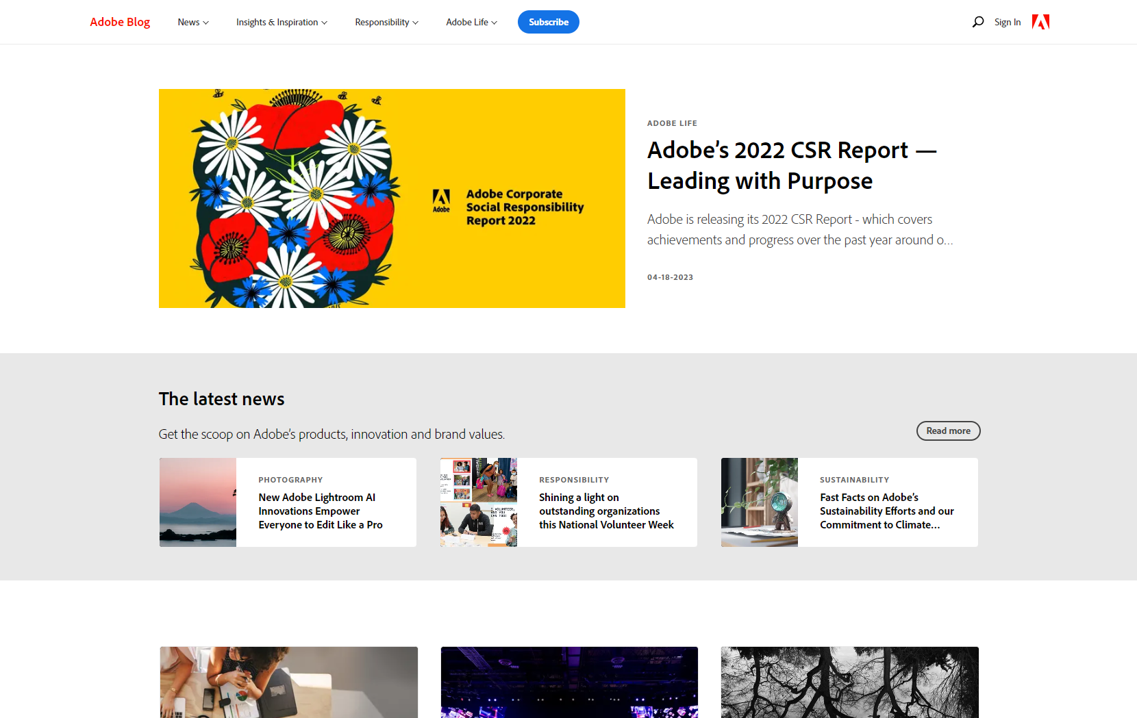 Adobe CMO Digital Examples Example