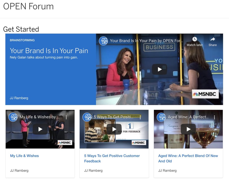 OPEN Forum Digital Examples Example