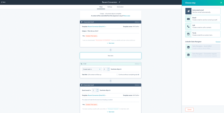 Sequence Options