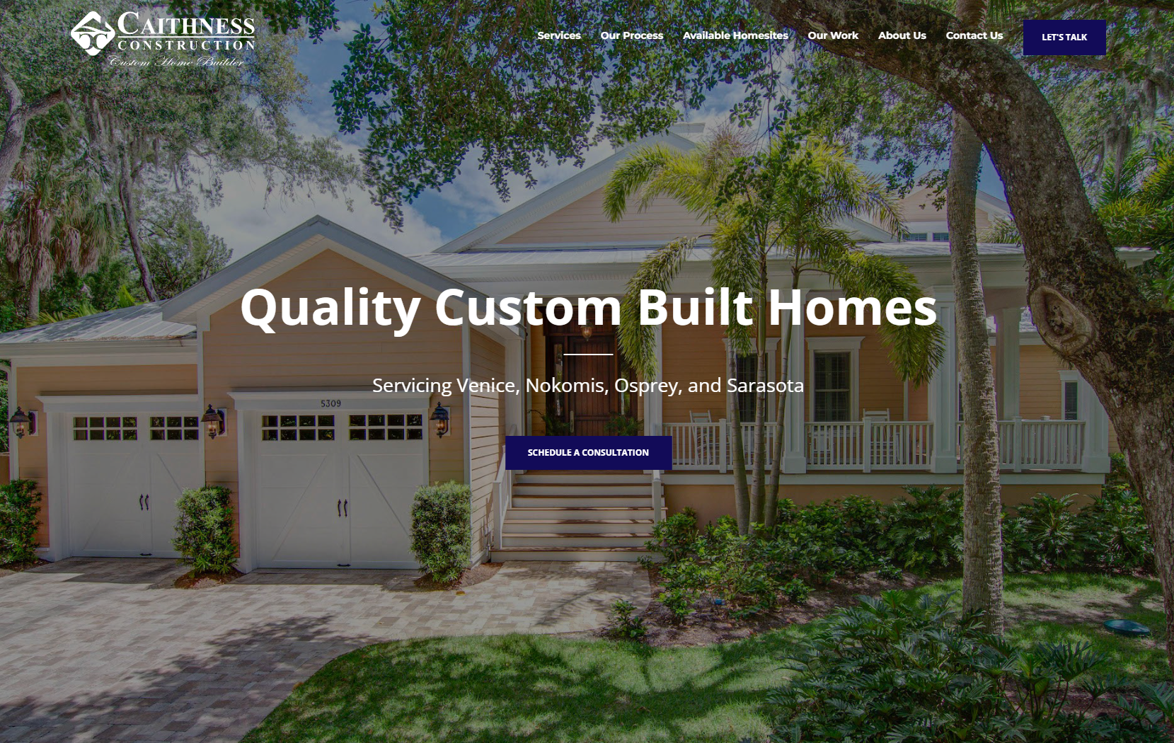 Caithness Construction _ Custom Homebuilder In Venice & Sarasota