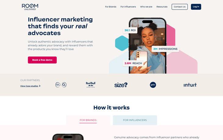 Influencer Marketing Platform - The Room