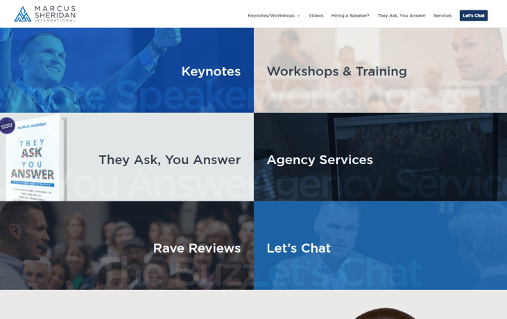 marcussheridan.com - Inbound-Ready Website