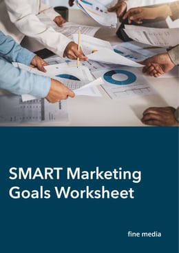 SMART Marketing Goals Worksheet Design